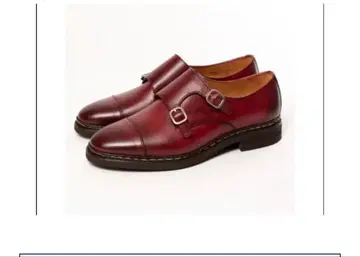 버윅 Berwick 더블 몽크 5245 가죽 신발 버건디