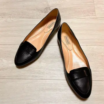 FABIO RUSCONI 파비오 루스코니 천연 가죽 로퍼 블랙 고급 성인