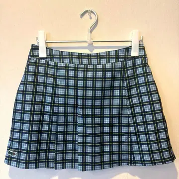 라코스테 울트라 드라이 체크 골프 스커트