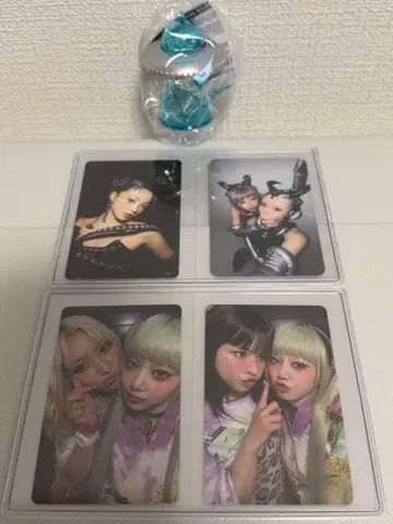 XG HINATA 카드 4장 + THE CORE 캡슐 토이