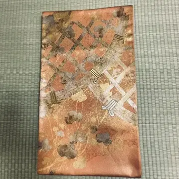 후쿠로 오비 오비 순수 실크 고전 패턴 격자 문양 포멀 0228-6-A3