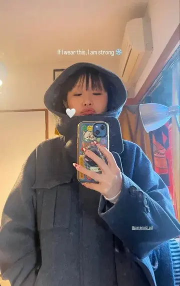 PARANOID Hooded Long Coat