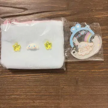 산리오 시나모롤 시크릿 코인 버스 커스텀 아크릴 참 복주머니