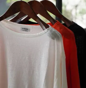 MAATEE&SONS 25SS 'LINEN BOAT TEE' ORANGE