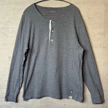 Paul Smith 멀티 스트라이프 헨리넥 긴팔 T셔츠 L