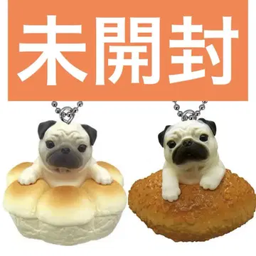 이누빵 퍼그 가챠 피규어 강아지 키링 마스코트 굿즈