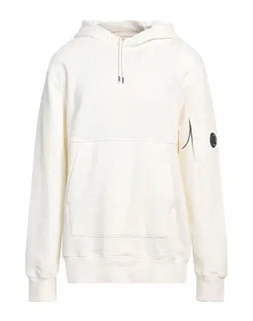 CP company 화이트 로고 후드티 렌즈 포함