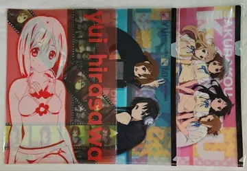 새상품 [ 케이온! A4 클리어 파일 ] 3종 세트