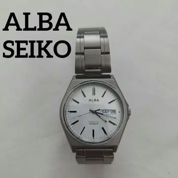 강화 방수 세이코 워치 알바 손목시계 남성용 쿼츠 티타늄