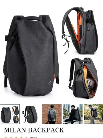 미사용 새상품 백팩 BRODERIK Milan Backpack L 사이즈