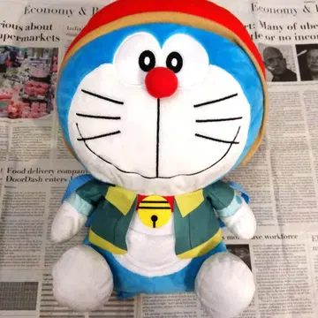 오늘 매진!! 선착순! 쇼와 레트로 도라에몽 봉제 인형 백팩 미사용품