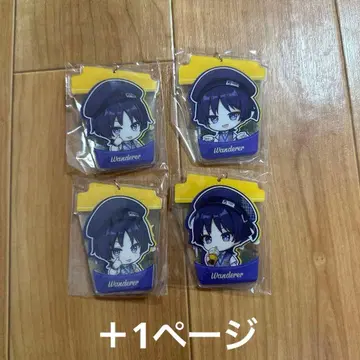 원신 방랑자 한국 카페 한국 메가커피 키링 5개 세트