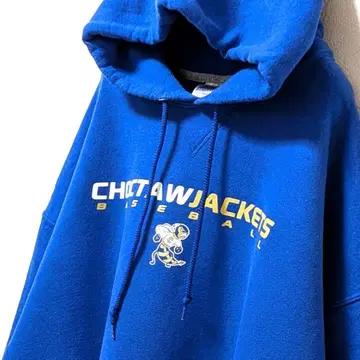 러셀 애슬레틱 쵸크토 자켓 후드티 블루 파랑 2XL 구제 의류