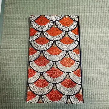 후쿠로 오비 순수 실크 청해파 문양 고전 무늬 포멀 0228-22-A3