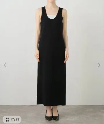 AURALEE 코튼 실크 스트레치 원피스 새상품