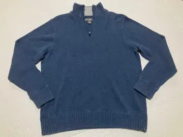 에디바우어 하이넥 하프 지퍼 니트 L 블루 계열