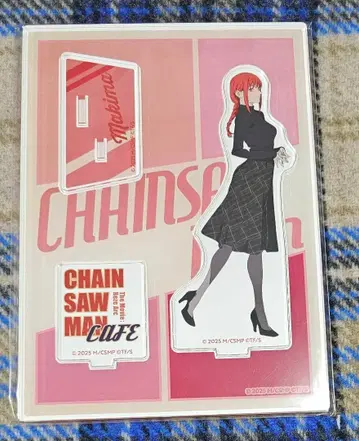 체인소 맨 아크릴 스탠드 마키마 콜라보 카페 한정판 레제 편