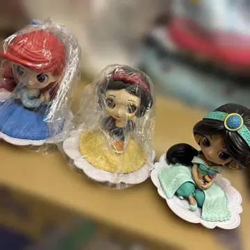 디즈니 Q포스켓 아리엘 백설공주 재스민