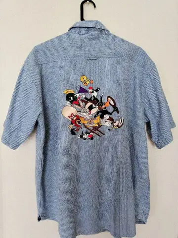 90S, 루니툰 자수 스트라이프 셔츠