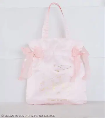 Maison de FLEUR 키키라라 더블 리본 토트백 핑크