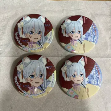 아마가미 씨네 인연 맺기 아마가미 아사히 캔뱃지 컬렉션 4개 세트 굿즈