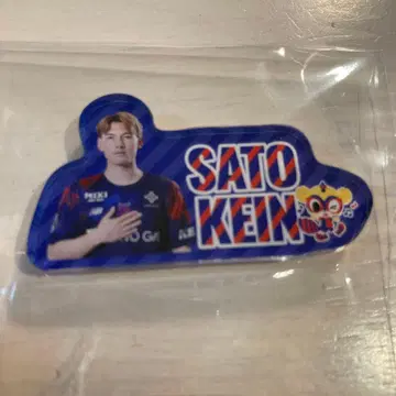 FC 도쿄 사토 메구미 아크릴 클립 배지 가챠