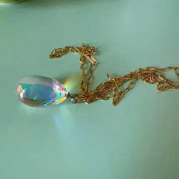 모나지 공방 비비드 무지개 달걀 펜던트 탑