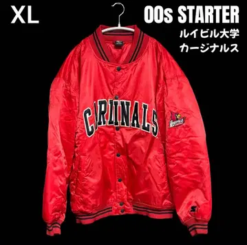 [ 레어 XL ] 00s STARTER 루이빌 대학 카디널스 바시티 자켓