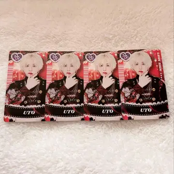 러브시크 하야테 생일 굿즈 우토 타타리 의상 월광 나비 트레이딩 카드