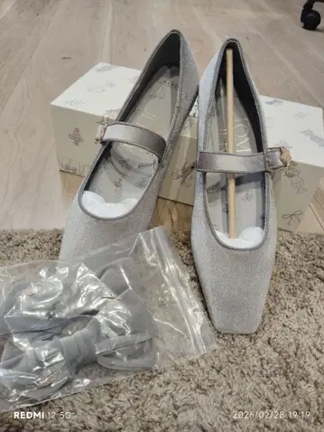 [ TOM and JERRY ] 2WAY 메리 제인 리본 플랫 펌프스