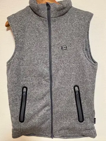 [ BILLABONG 빌라봉 ] 집업 베스트 M 사이즈 그레이 플리스