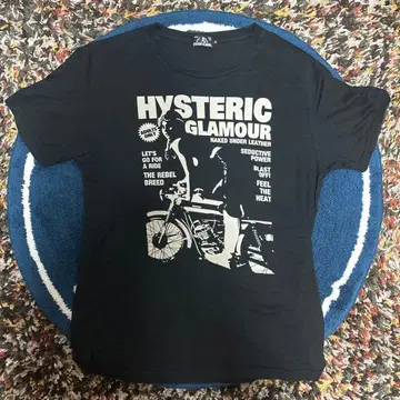 HYSTERIC GLAMOUR 티셔츠 블랙 M 사이즈