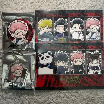 주술회전 점페스 2026 그래프아트 캔뱃지 아크릴 키링 양면 스쿠나