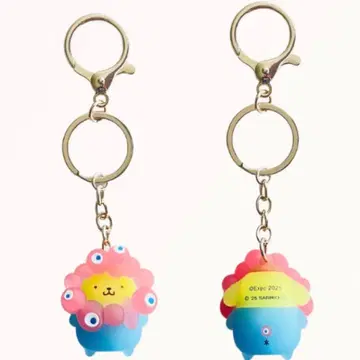 산리오 미야쿠미야쿠 변신 클리어 키링 폼폼푸딩