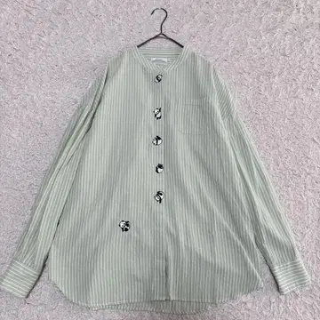 그라니프 롤링 팬더즈 밴드 카라 스트라이프 셔츠 M