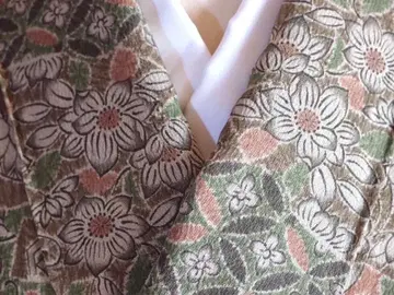 염색 코몬 (츠지 가하나, 고전 문양) 화장 66 순수 실크 새상품급