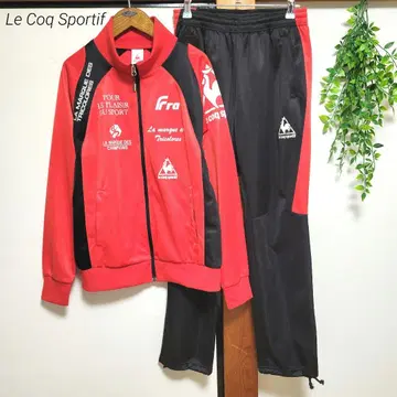 Le Coq Sportif 르꼬끄 스포르티브 셋업 빨간색 레드