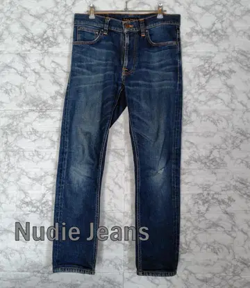 Nudie Jeans LEAN DEAN W29 L32 데미지 가공