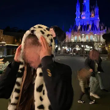 디즈니 101마리 강아지 머플러 캡