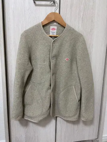 단톤 플리스 노카라 자켓 34 사이즈