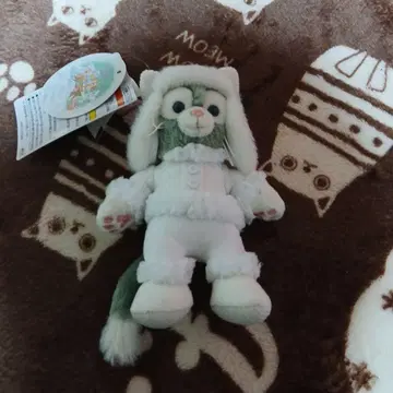디즈니씨 화이트 윈터 젤라토니 인형 배지