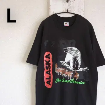 90s USA제 프룻 오브 더 룸 블랙 ALASKA 알래스카