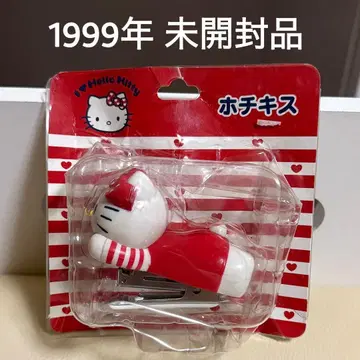 [레어] 헬로키티 스테이플러 1999년 헤이세이 레트로 미개봉품