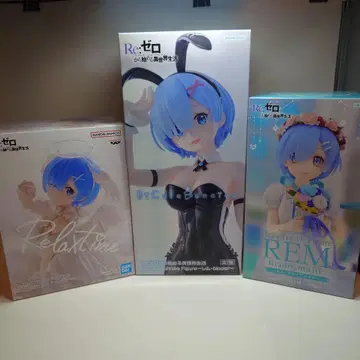 렘 피규어 3종 세트