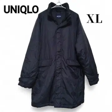 빅 사이즈 유니클로 충전솜 패딩 코트 XL 블랙 방한 방풍 다용도 아우터