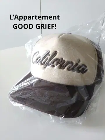 라빠르망 굿 그리프 Trucker's CAP 브라운 x 베이지