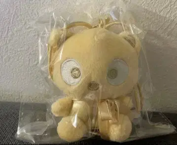 골드 초코캣 마스코트 키링 한국 한정판