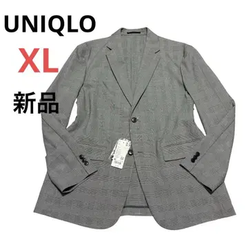 새상품 봄/여름 유니클로 워셔블 감동 자켓 글렌체크 XL 빅 사이즈