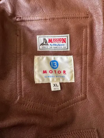 MOTOR MISSION DISTRICT MOTO 가죽 자켓