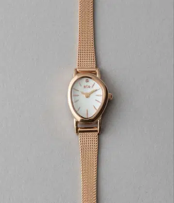 ete 다이아몬드 젬 페이스 메쉬 벨트 워치